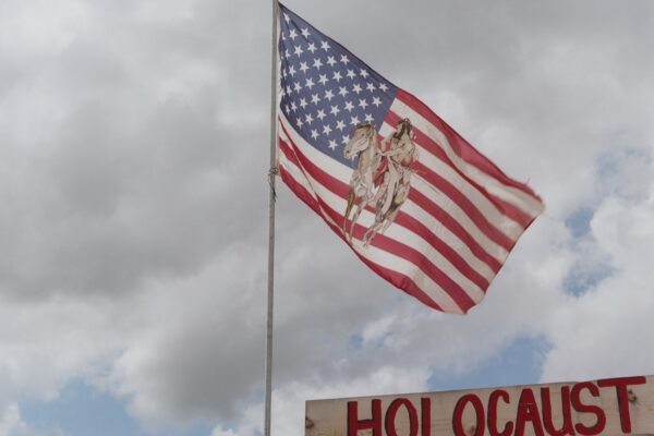 A flag waves outside the Holocaust Museum in Wounded Knee on the Pine Ridge Reservation in South Dakota. The Wounded Knee Massacre was one of the biggest tragedies in Native American history and it was triggered by Chief Sitting Bull’s death. After forcing Native Americans into reservation life, on December 29, 1890, the US army killed almost 300 Lakota men, women and children. The massacre marked the end of the so-called Indian Wars.
